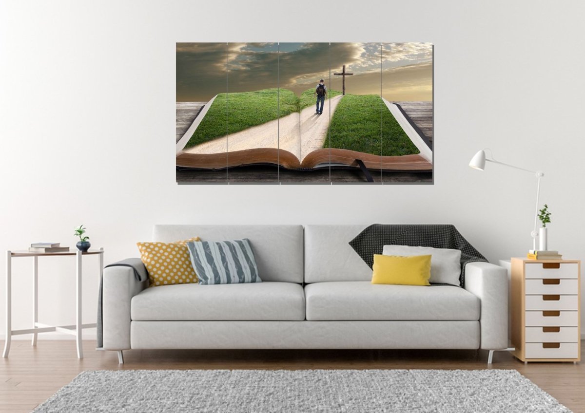 Road To Salvation Wall Art - Christian Canvas Wall Art