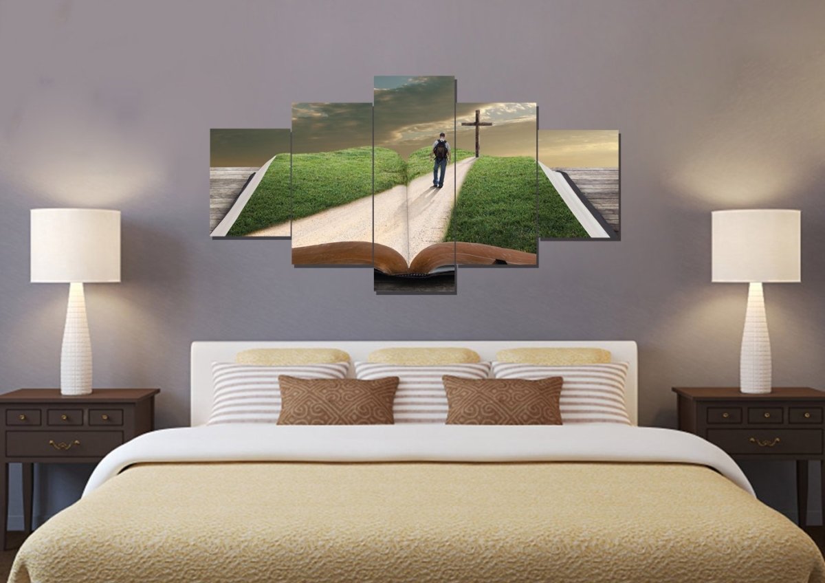 Road To Salvation Wall Art - Christian Canvas Wall Art