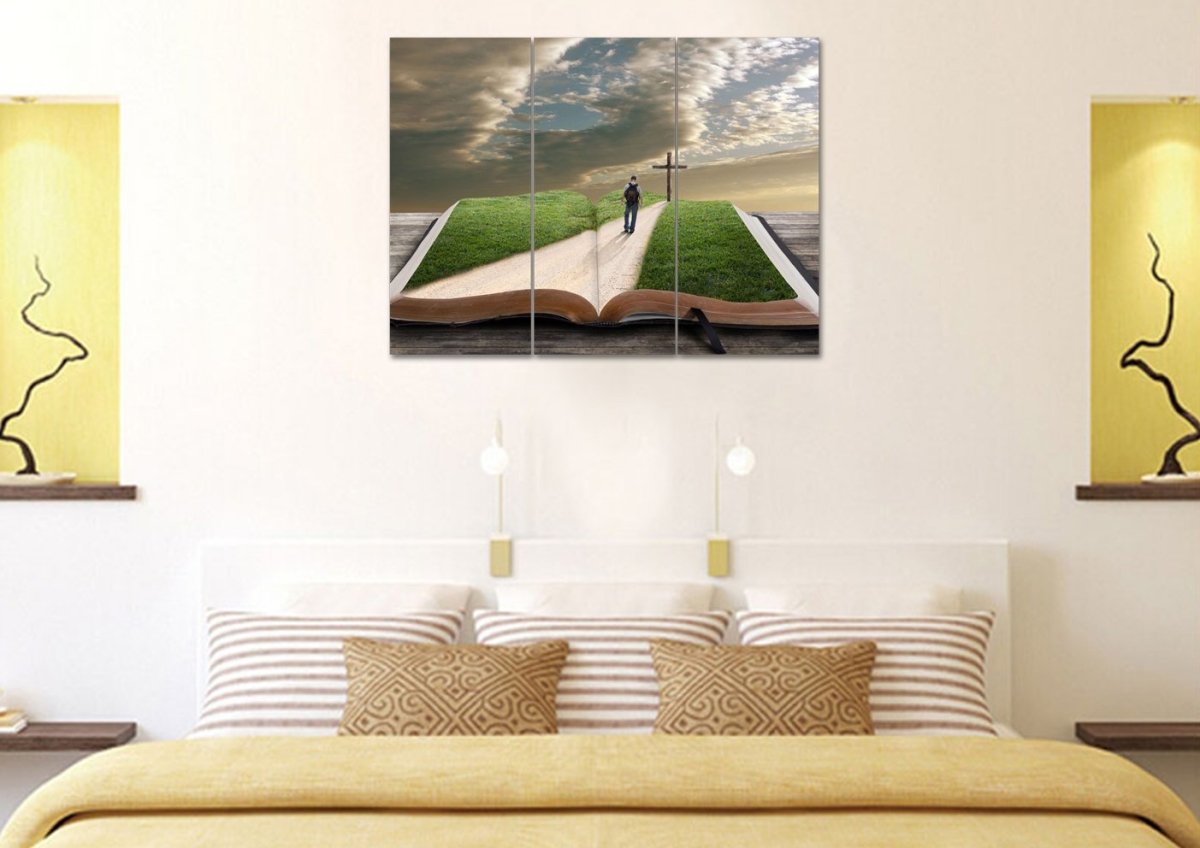 Road To Salvation Wall Art - Christian Canvas Wall Art