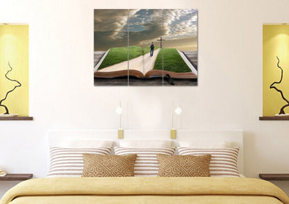Road To Salvation Wall Art - Christian Canvas Wall Art