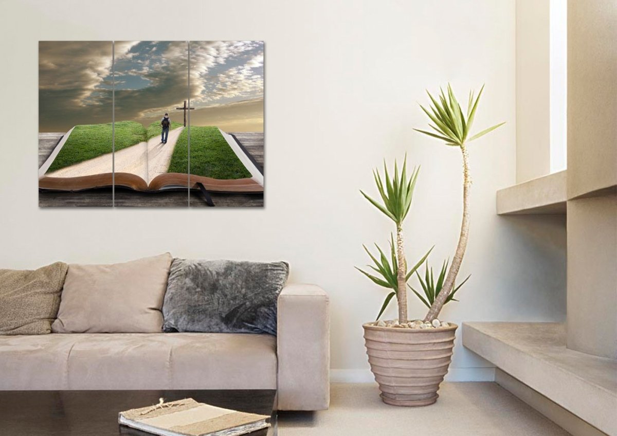 Road To Salvation Wall Art - Christian Canvas Wall Art