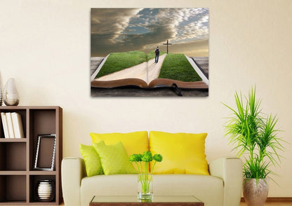 Road To Salvation Wall Art - Christian Canvas Wall Art