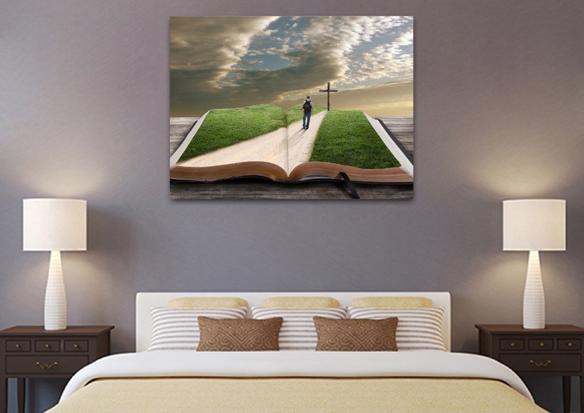 Road To Salvation Wall Art - Christian Canvas Wall Art
