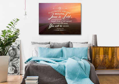 Romans 109 Canvas Wall Art Print - Christian Canvas Wall Art