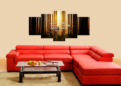 Romans 1212 Be Joyful In Hope Canvas Wall Art Print - Christian Canvas Wall Art