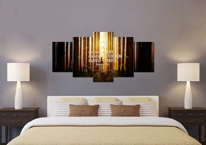 Romans 1212 Be Joyful In Hope Canvas Wall Art Print - Christian Canvas Wall Art