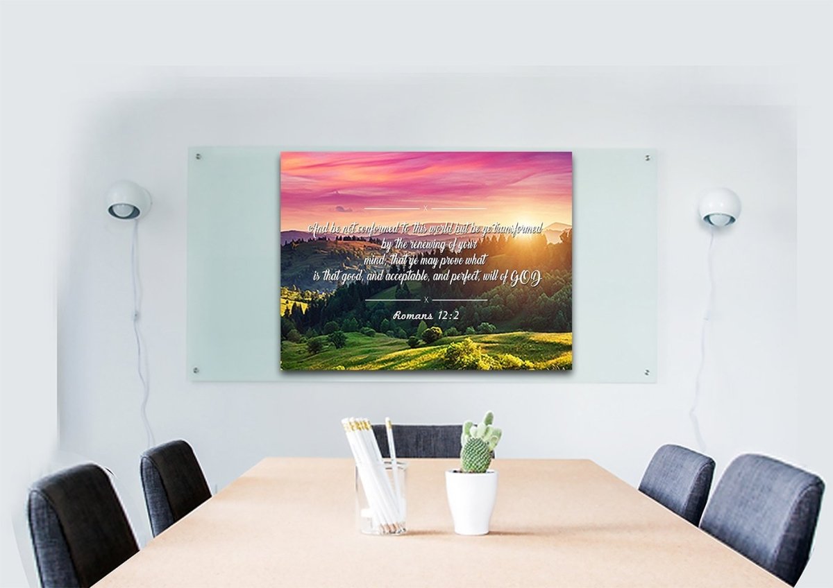 Romans 122 #3 Kjv Do Not Conform To The World Bible Verse Wall Art Canvas - Christian Canvas Wall Art