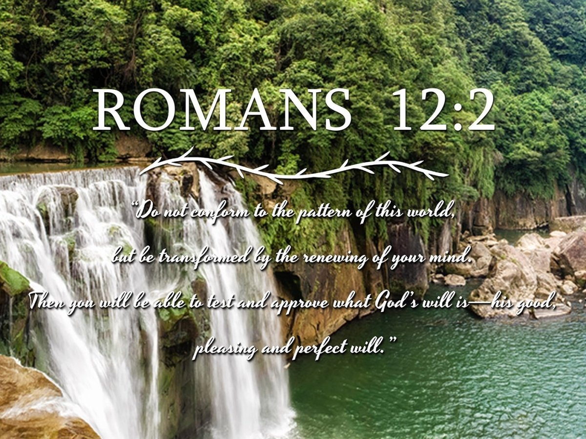 Romans 122 #4 Niv Do Not Conform To The Pattern Bible Verse Wall Art Canvas - Christian Canvas Wall Art