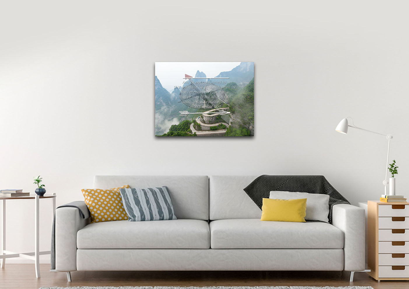 Romans 122 #6 Kjv Do Not Conform To The World Bible Verse Wall Art Canvas - Christian Canvas Wall Art