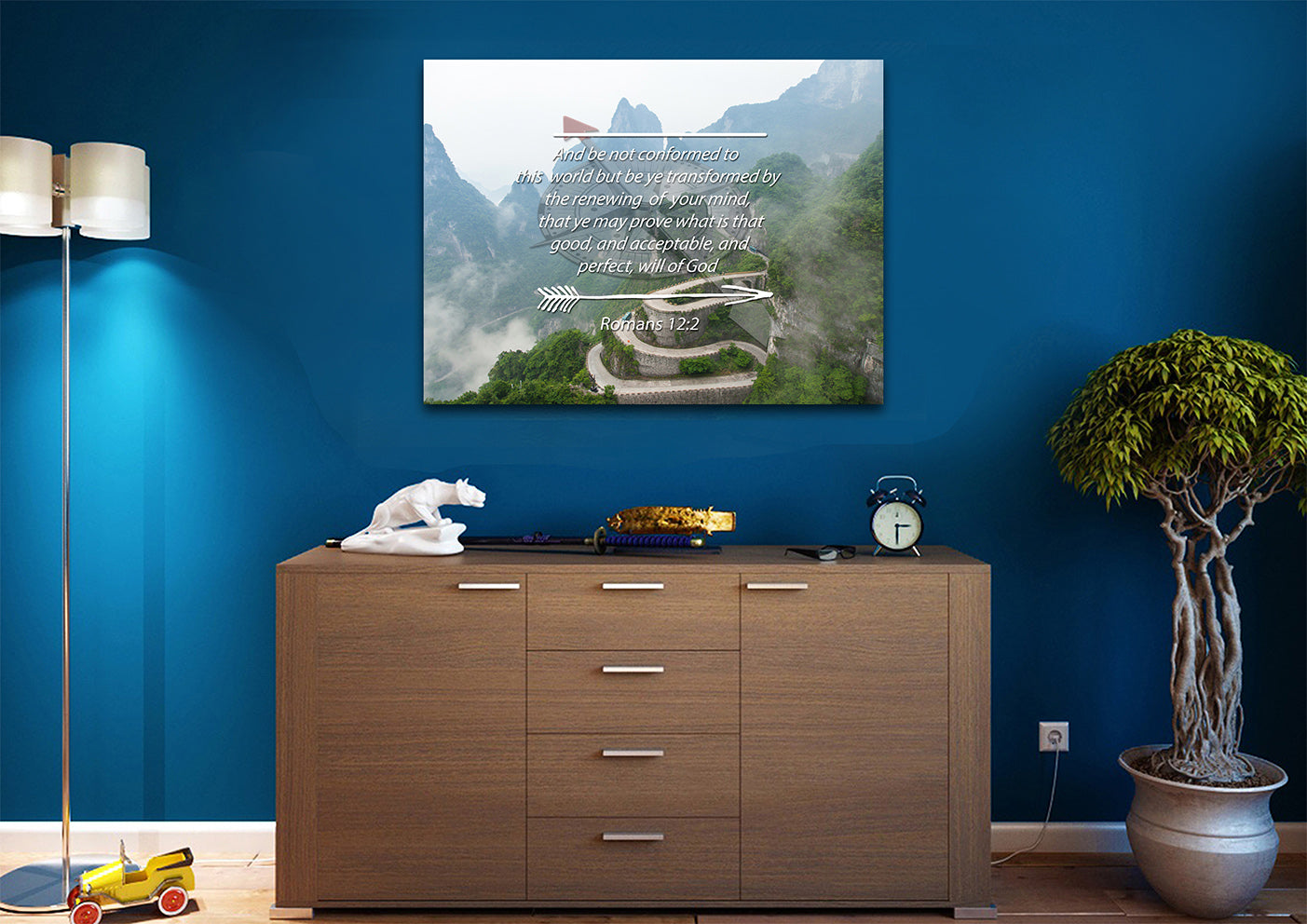 Romans 122 #6 Kjv Do Not Conform To The World Bible Verse Wall Art Canvas - Christian Canvas Wall Art