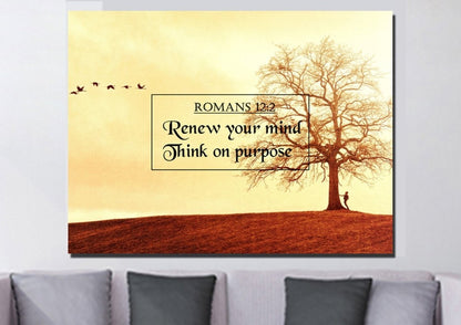 Romans 122 Canvas Wall Art Print - Christian Canvas Wall Art