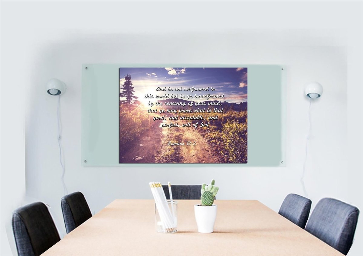 Romans 122 Kjv Do Not Conform To The World Bible Verse Wall Art Canvas