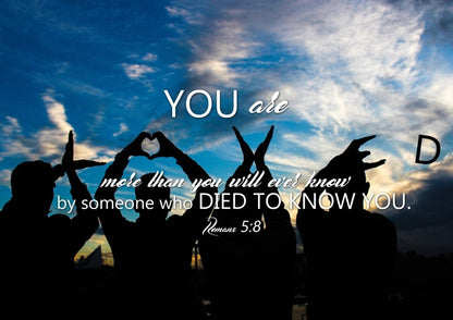 Romans 58 Canvas Wall Art Print - Christian Canvas Wall Art