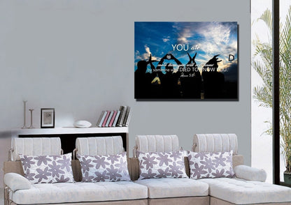 Romans 58 Canvas Wall Art Print - Christian Canvas Wall Art