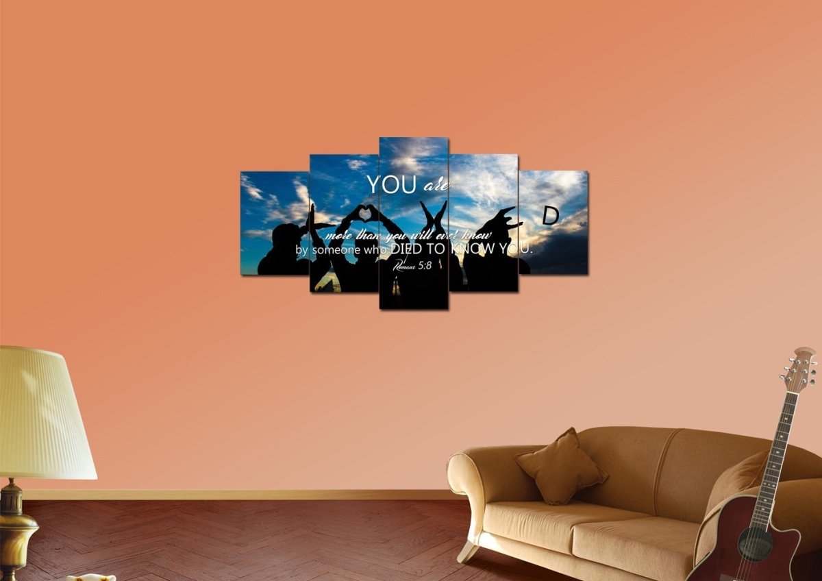 Romans 58 Canvas Wall Art Print - Christian Canvas Wall Art