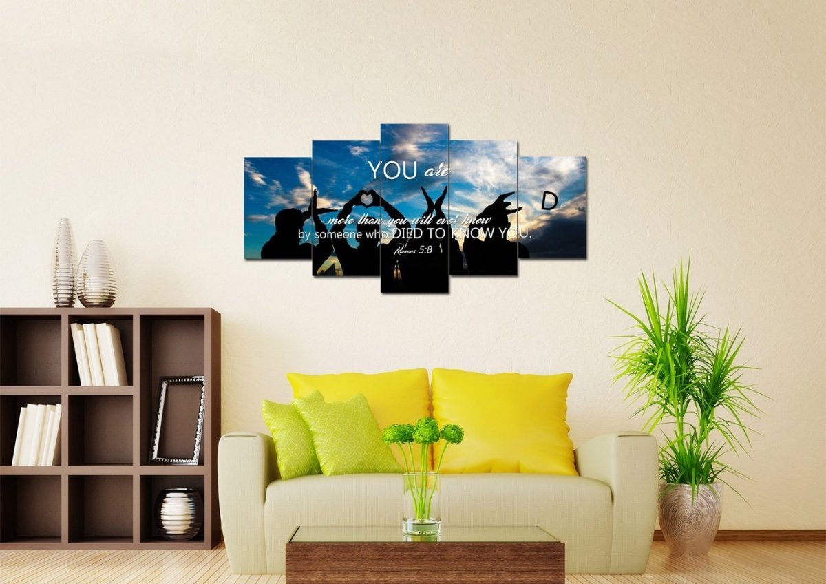 Romans 58 Canvas Wall Art Print - Christian Canvas Wall Art