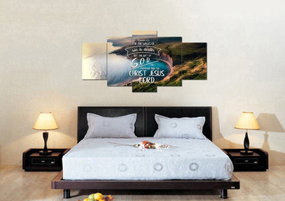 Romans 623 The Gift Of God Is Eternal Life Canvas Wall Art Print - Christian Canvas Wall Art