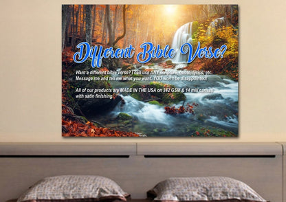 Romans 828 God Works For The Good Canvas Wall Art Print - Christian Canvas Wall Art