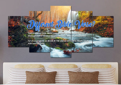 Romans 828 God Works For The Good Canvas Wall Art Print - Christian Canvas Wall Art