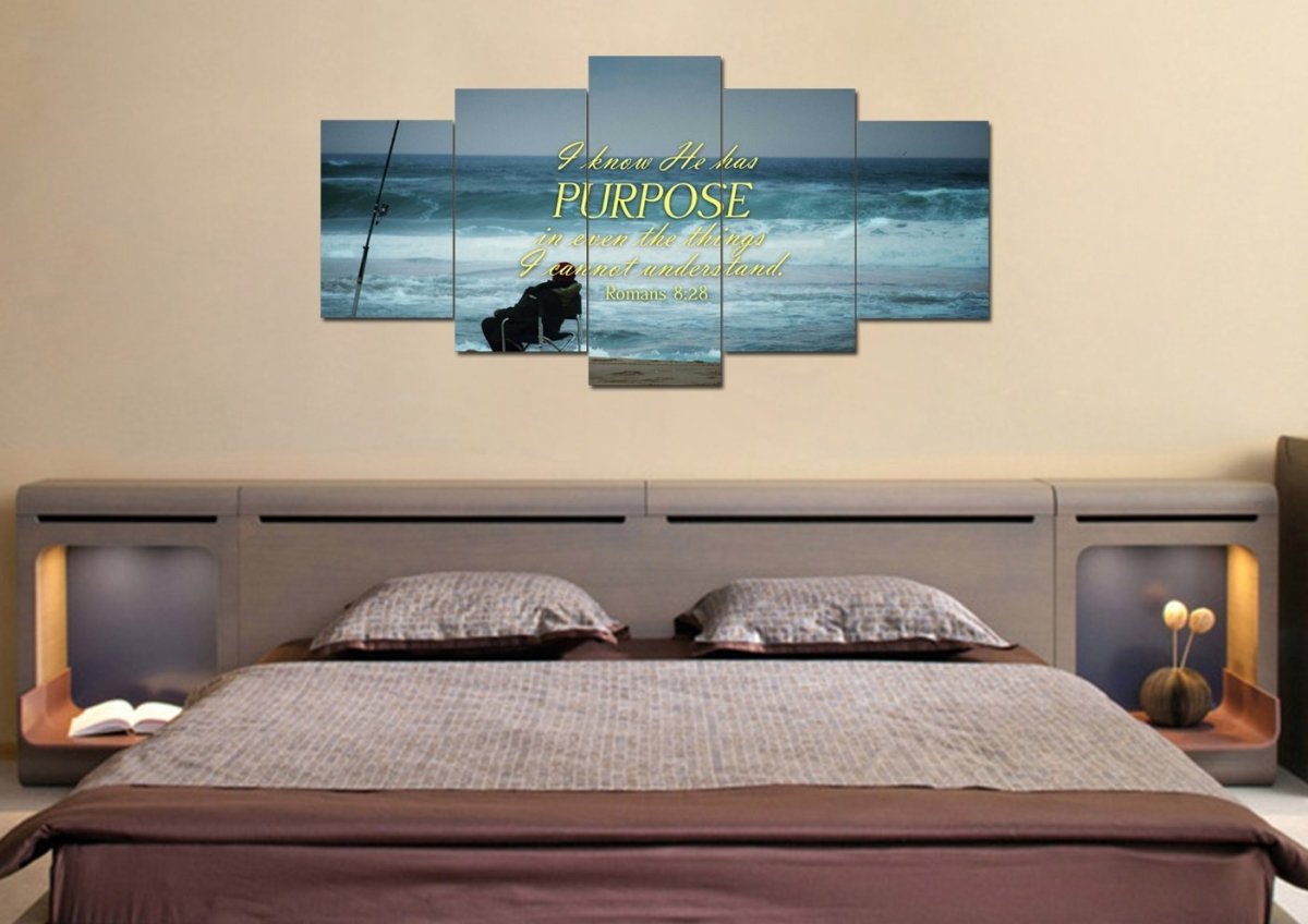 Romans 828 He Has A Purpose, Even Things I Can't Understand Canvas - Christian Canvas Wall Art