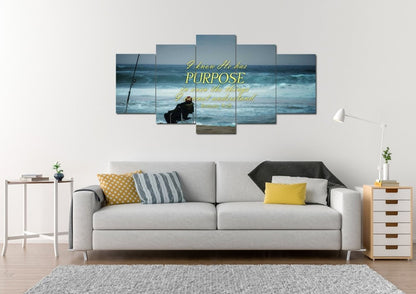 Romans 828 He Has A Purpose, Even Things I Can't Understand Canvas - Christian Canvas Wall Art