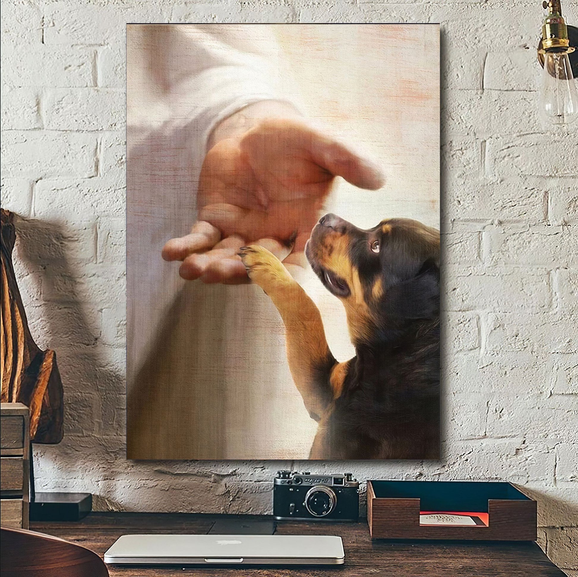 Rottweiler Take My Hand God Canvas - Canvas Decor Ideas