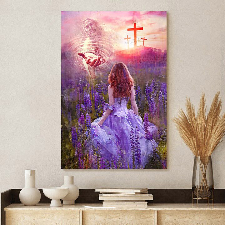 Running Toward Jesus - Jesus Canvas Art - Christian Wall Art