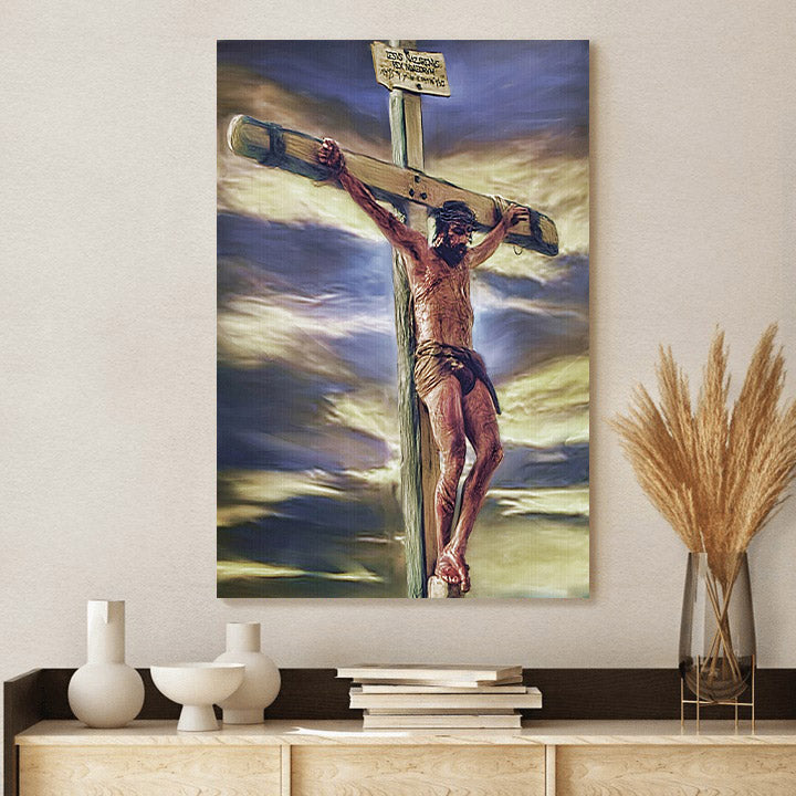 Sacrifice Jesus Paintings Jesus Wall Art Jesus Artwork - Canvas Pictures - Jesus Canvas Art - Christian Wall Art