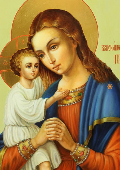 5D Diamond Painting the Mother of God “the Seeker of the Lost" - DIY Full Round Cross Stitch & Rhinestones for Home Decor