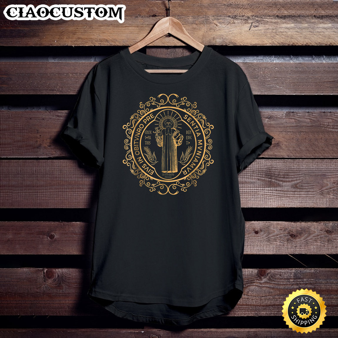 Saint Benedict Medal Christian T-Shirt - Christian Shirt