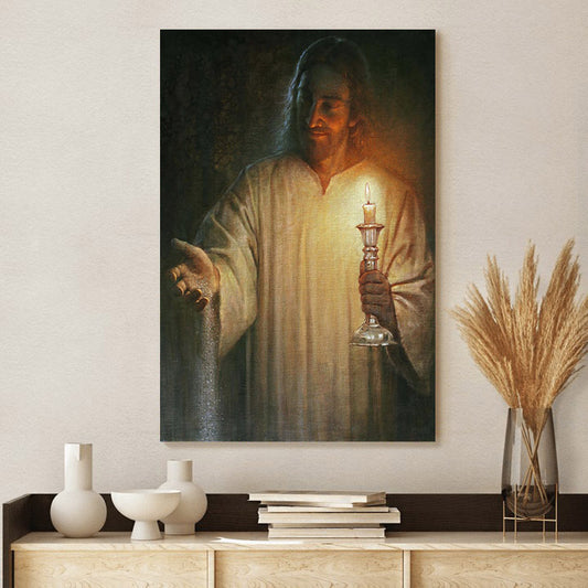 Salt And Light Canvas Wall Art - Jesus Picture - Jesus Portrait Canvas