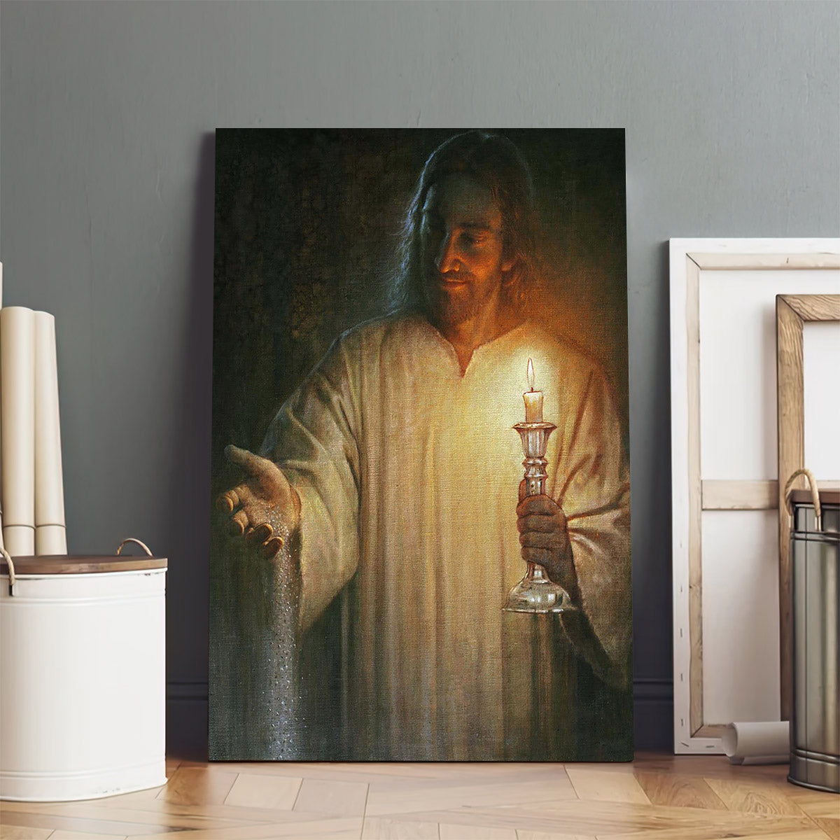 Salt And Light Canvas Wall Art - Jesus Picture - Jesus Portrait Canvas