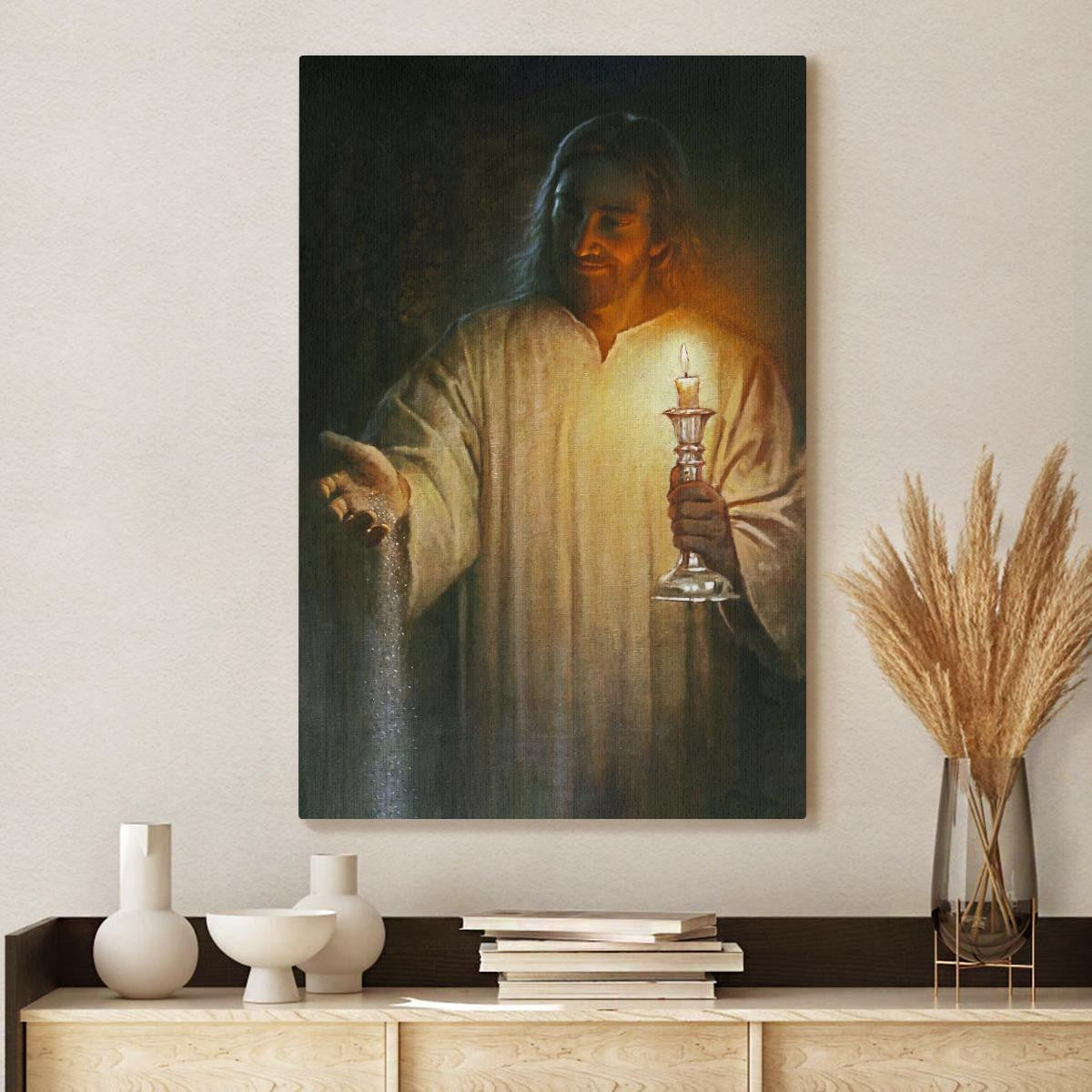 Salt And Light God Canvas - Jesus Canvas - Christian Wall Art