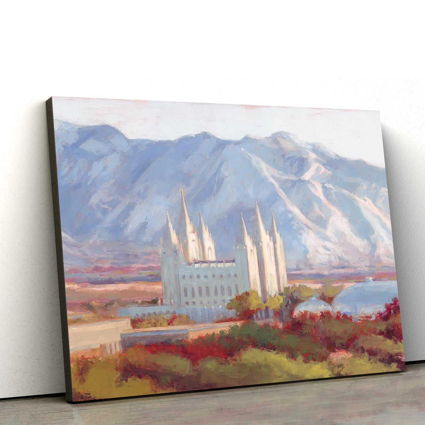 Salt Lake Eternal Canvas Wall Art - Christian Wall Decor