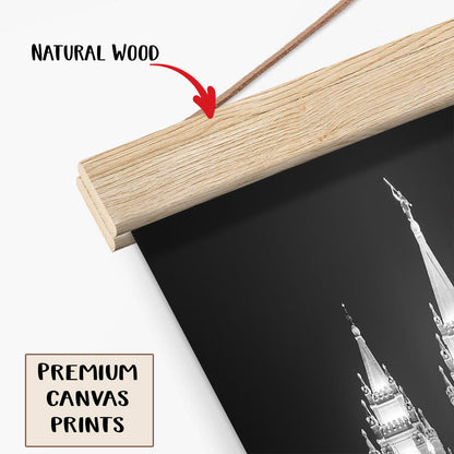 Salt Lake Nativity Hanging Canvas Wall Art - Christian Wall Decor - Religious Canvas