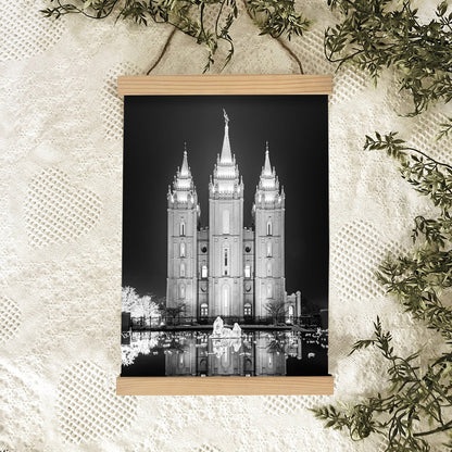 Salt Lake Nativity Hanging Canvas Wall Art - Christian Wall Decor - Religious Canvas