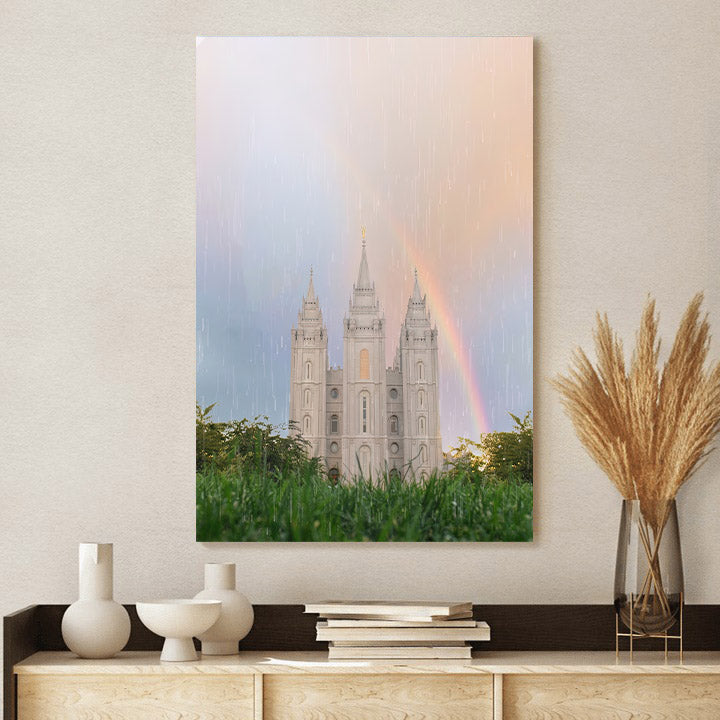 Salt Lake Temple 1 Canvas Pictures - Temple Canvas Wall Decor - Christian Canvas Wall Art