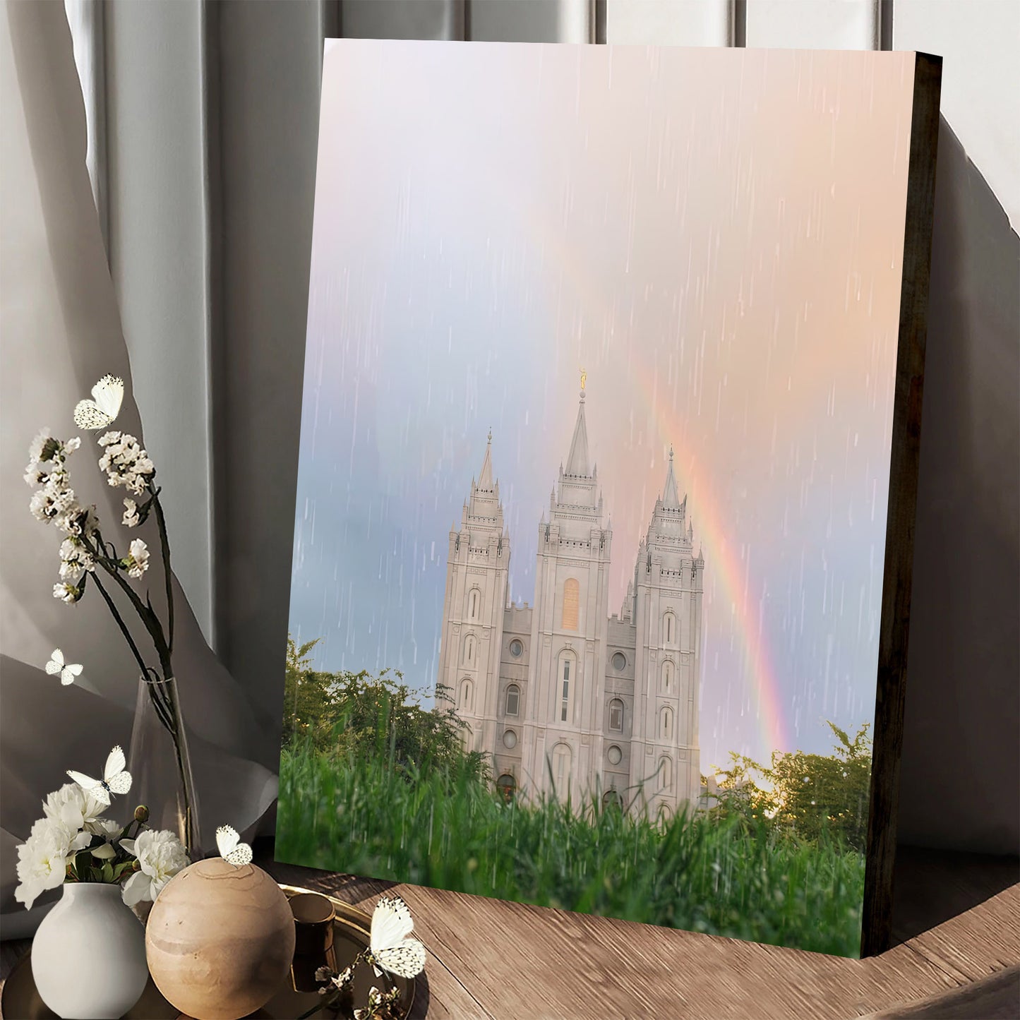 Salt Lake Temple 1 Canvas Pictures - Temple Canvas Wall Decor - Christian Canvas Wall Art