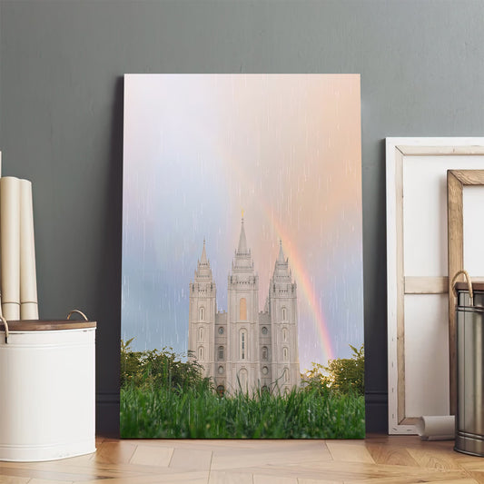 Salt Lake Temple 1 Canvas Pictures - Temple Canvas Wall Decor - Christian Canvas Wall Art