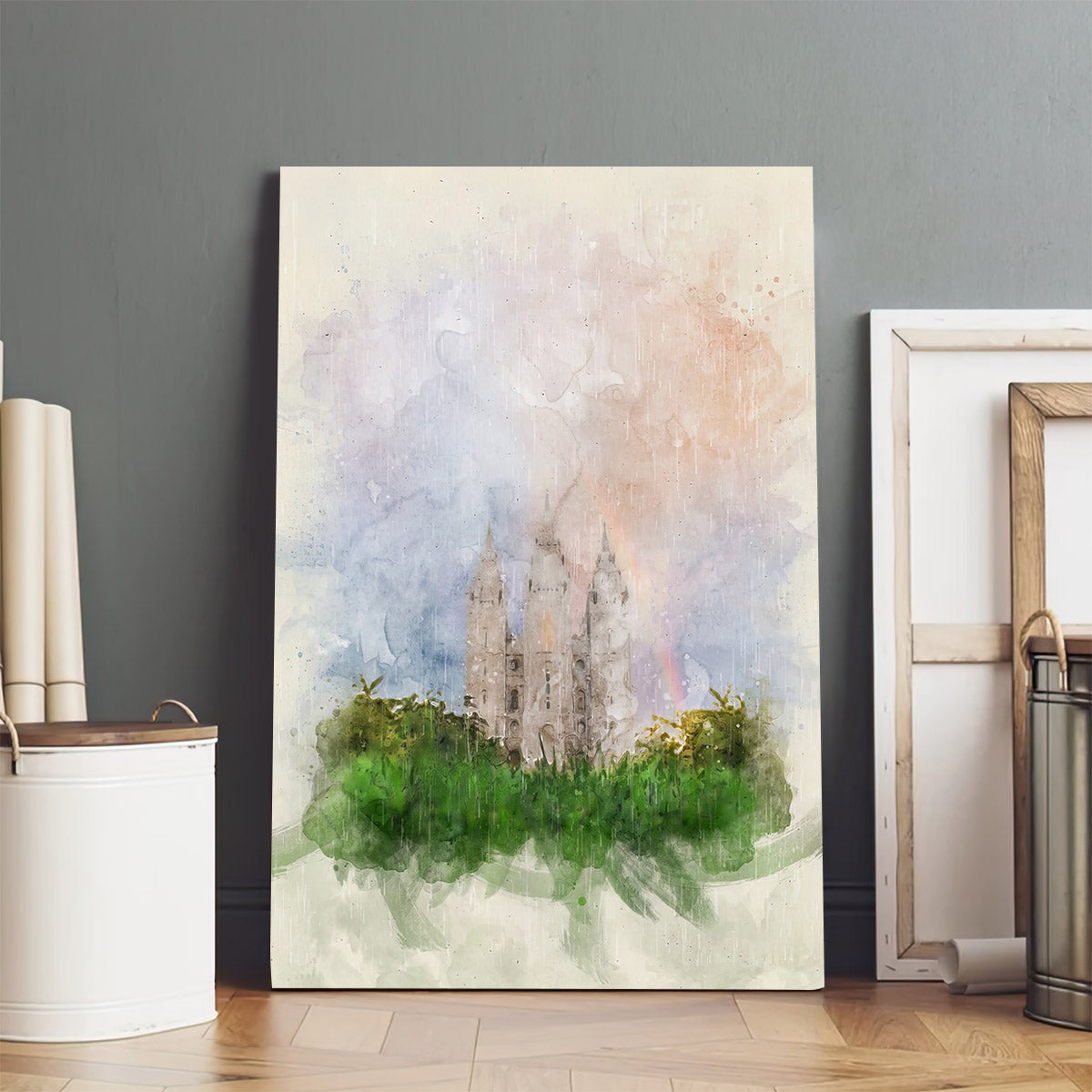 Salt Lake Temple Canvas Pictures - Temple Canvas Wall Decor - Christian Canvas Wall Art