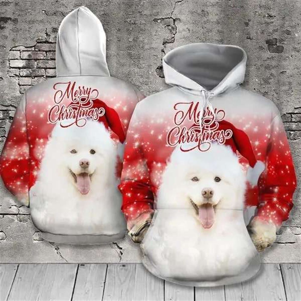 Samoyed Christmas Funny All Over Print 3D Hoodie For Men And Women, Best Gift For Dog lovers, Best Outfit Christmas