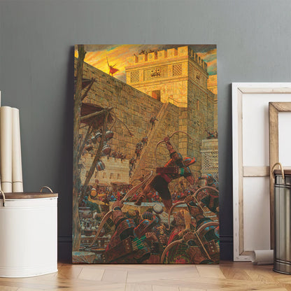 Samuel The Lamanite On The Wall Canvas Pictures - Religious Canvas Wall Art - Scriptures Wall Decor