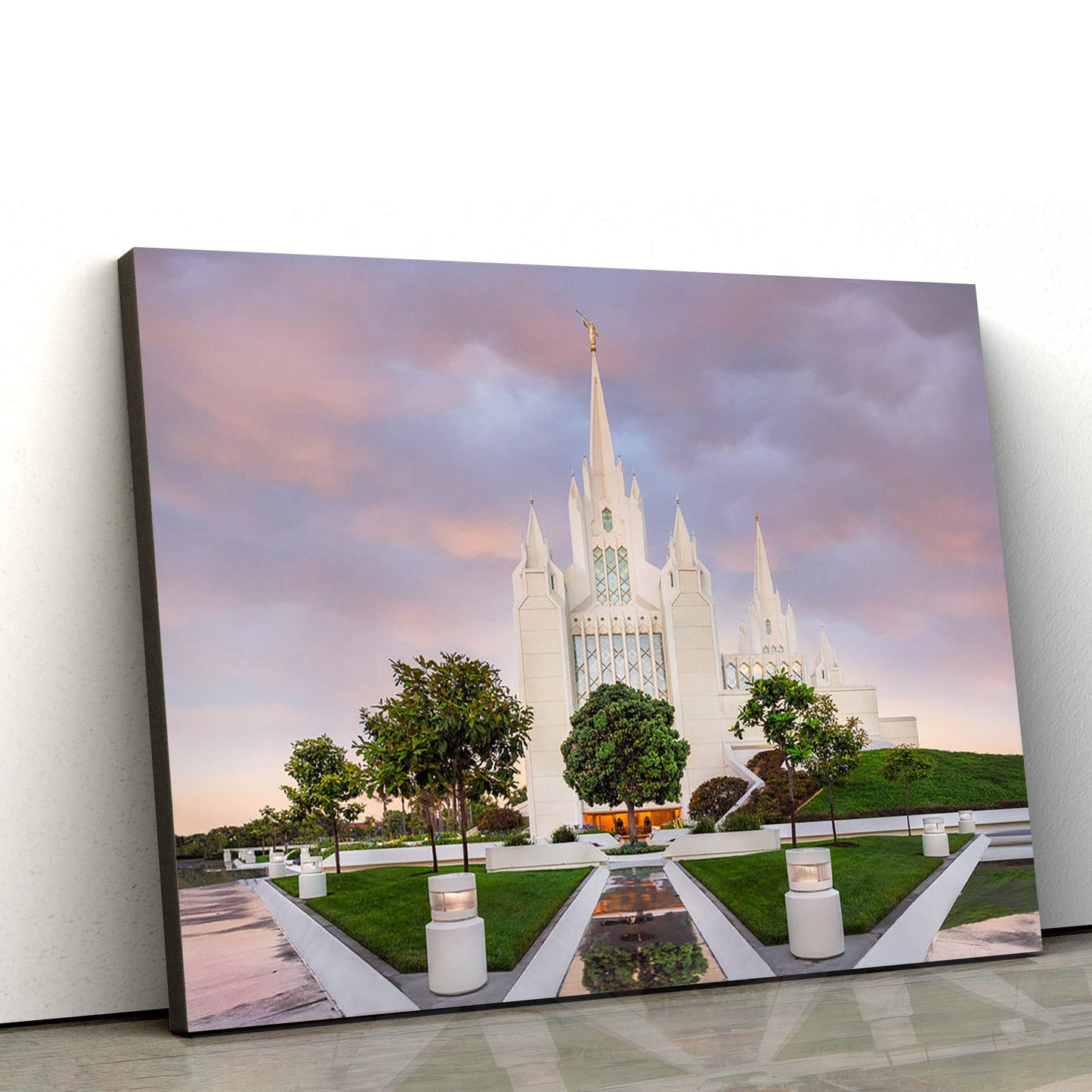 San Diego Temple Covenant Path Series Canvas Wall Art - Jesus Christ Picture - Canvas Christian Wall Art