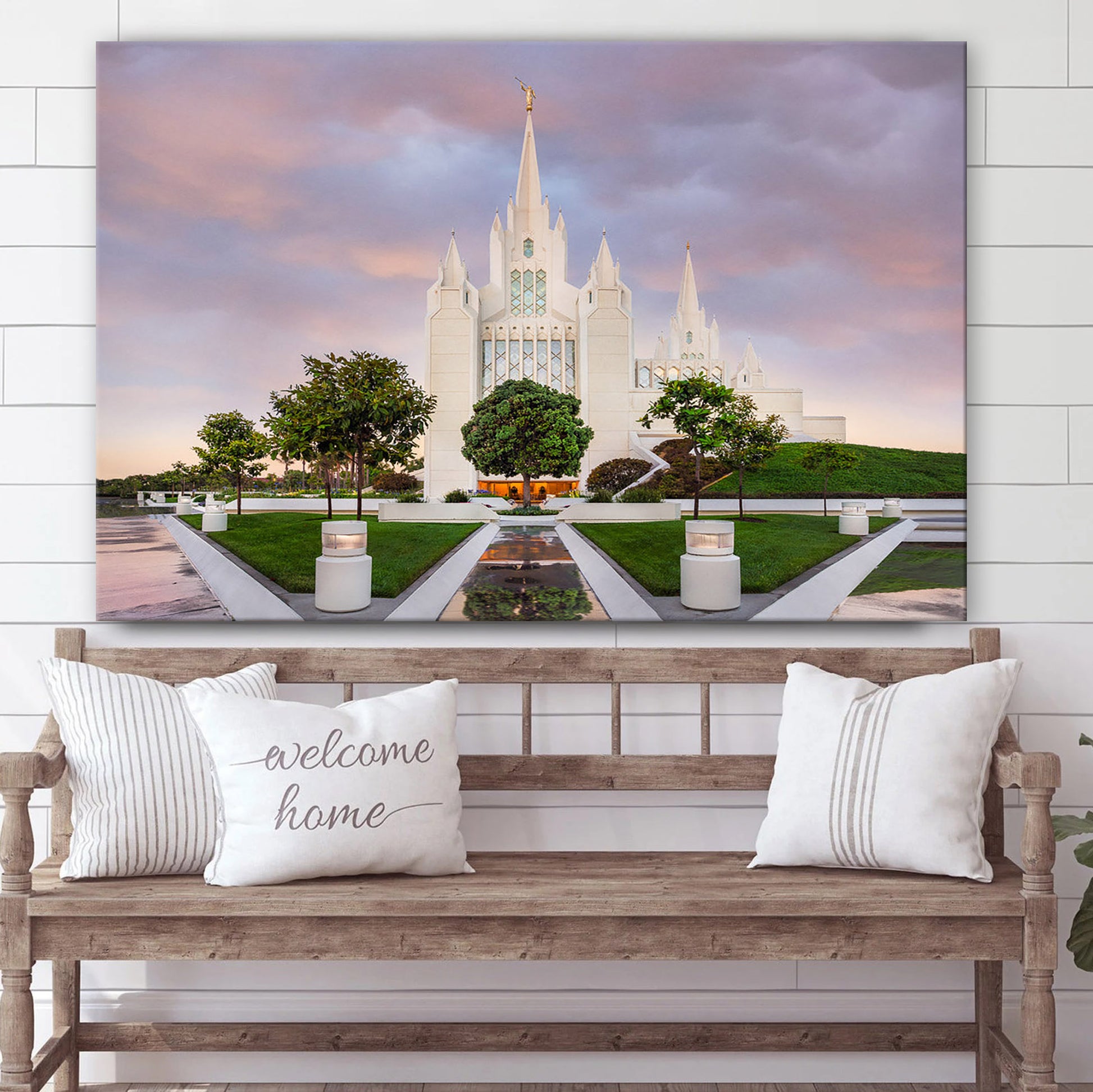 San Diego Temple Covenant Path Series Canvas Wall Art - Jesus Christ Picture - Canvas Christian Wall Art