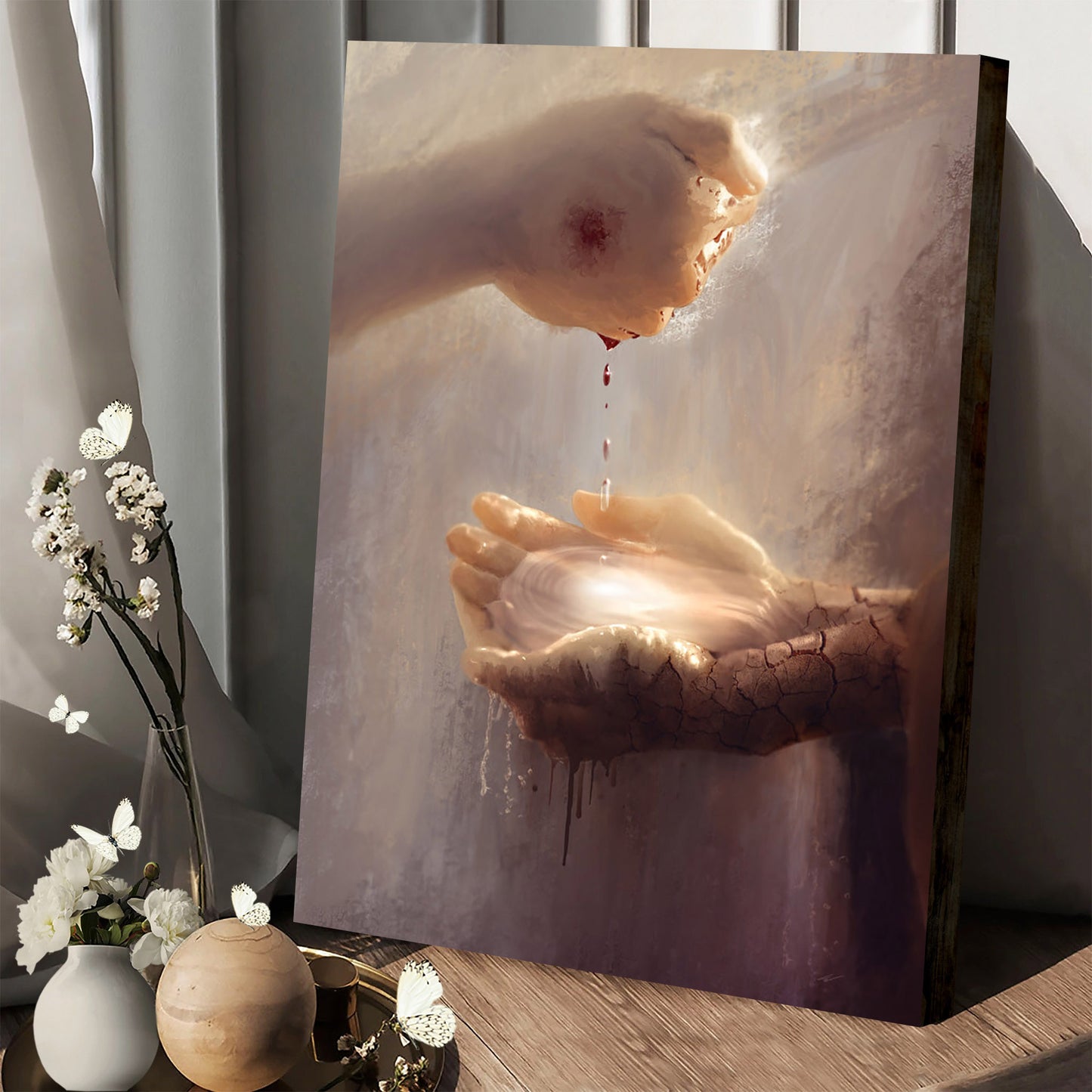 Sanctified Canvas Picture - Jesus Christ Canvas Art - Christian Wall Canvas