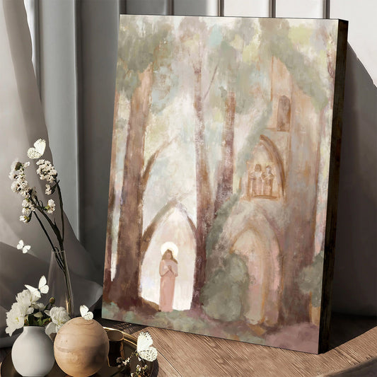 Sanctuary Christian Fine Art Wall Decor - Religious Wall Art Canvas - Christian Art Gift