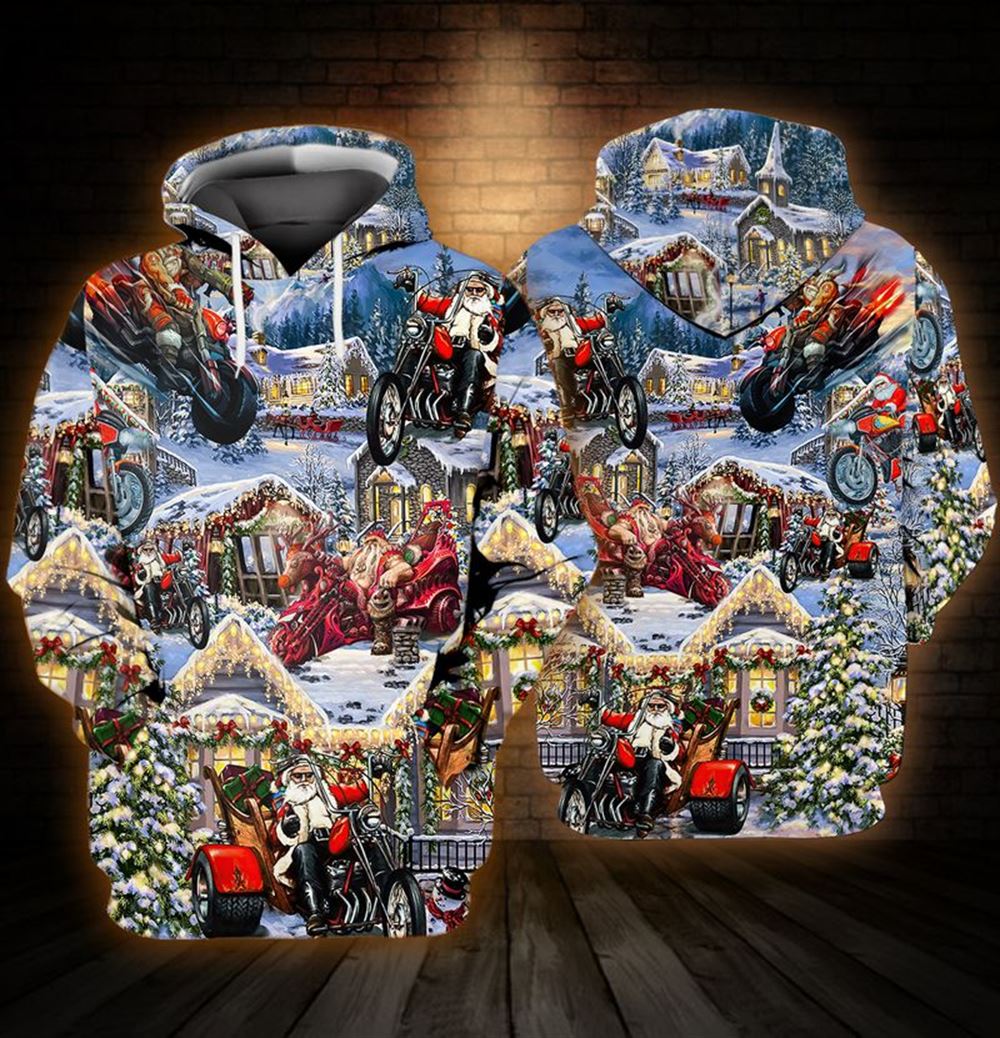 Santa Claus Christmas 2 All Over Print 3D Hoodie For Men And Women, Christmas Gift, Warm Winter Clothes, Best Outfit Christmas