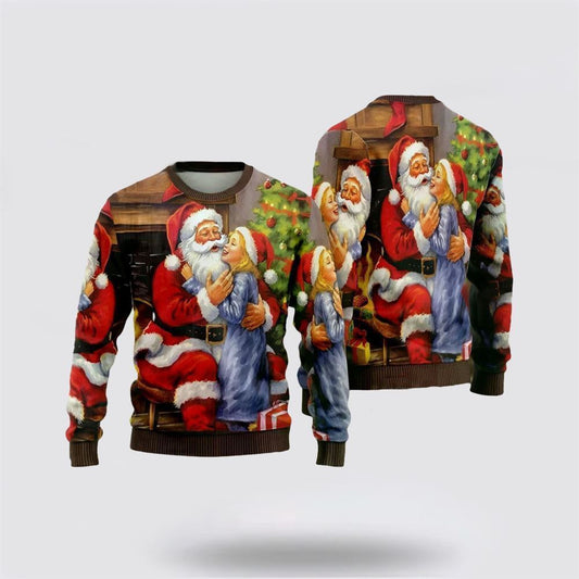 Santa's Loves Ugly Christmas Sweater For Men And Women, Best Gift For Christmas, The Beautiful Winter Christmas Outfit