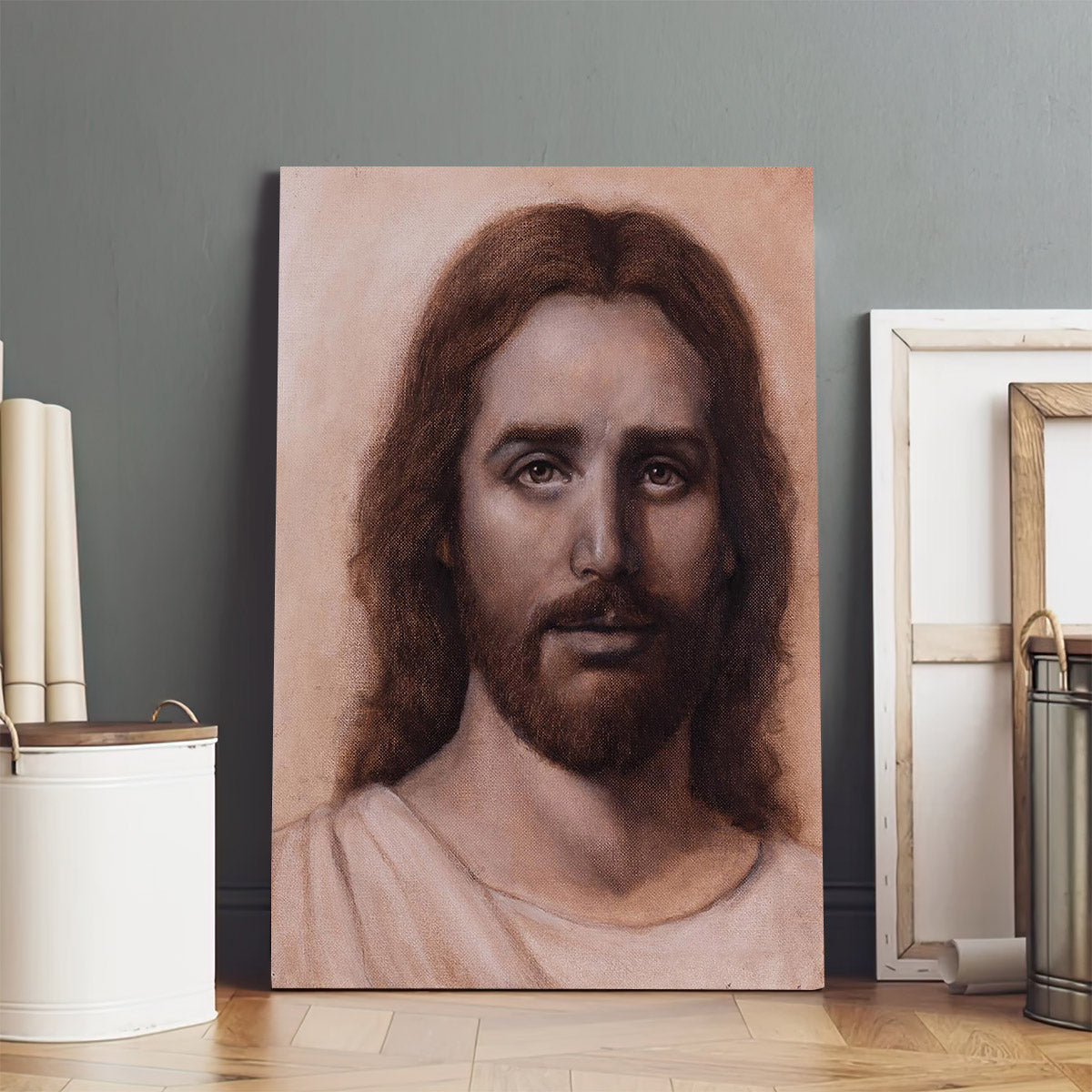Savior And Friend Canvas Wall Art - Jesus Picture - Jesus Portrait Canvas