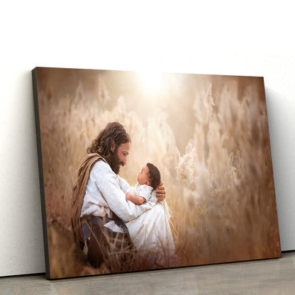 Savior's Lulla Canvas Picture - Jesus Canvas Wall Art - Christian Wall Art